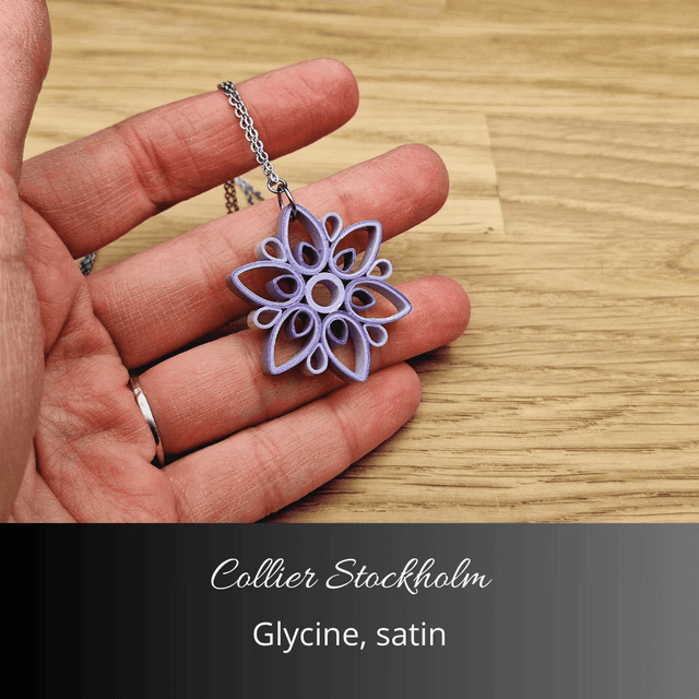 Collier Stockholm - Glycine, satin