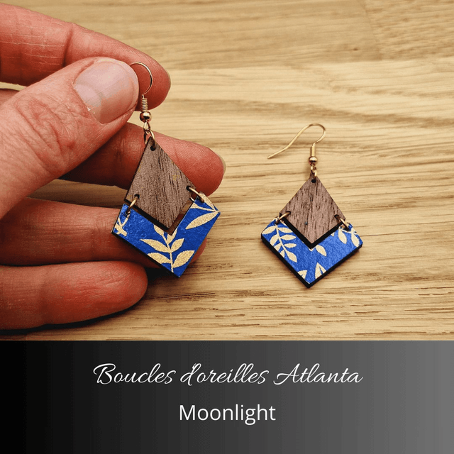 Boucles d'oreilles Atlanta - Moonlight